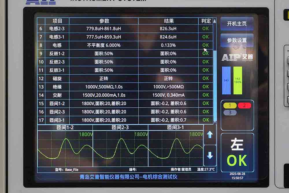 无刷电机测试解决方案—AIP艾普